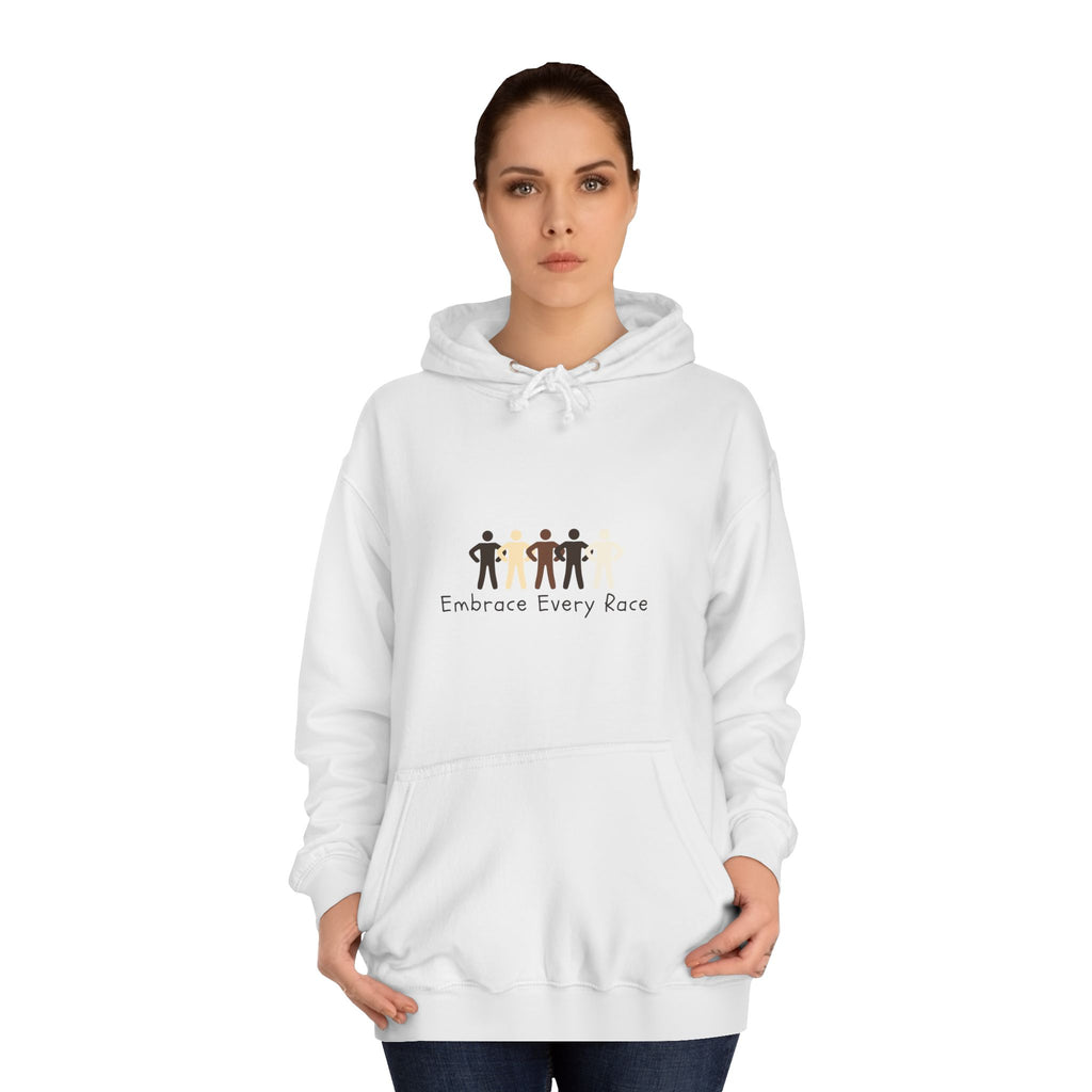 EMBRACE EVERY RACE Adult Unisex Hoodie