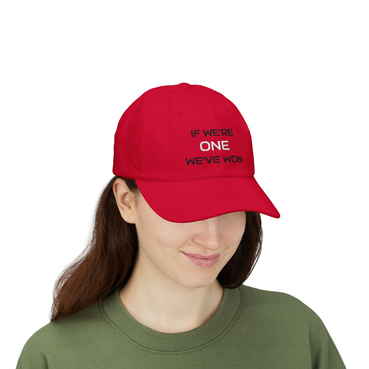IF WE'RE ONE WE'VE WON Adult Unisex Cap