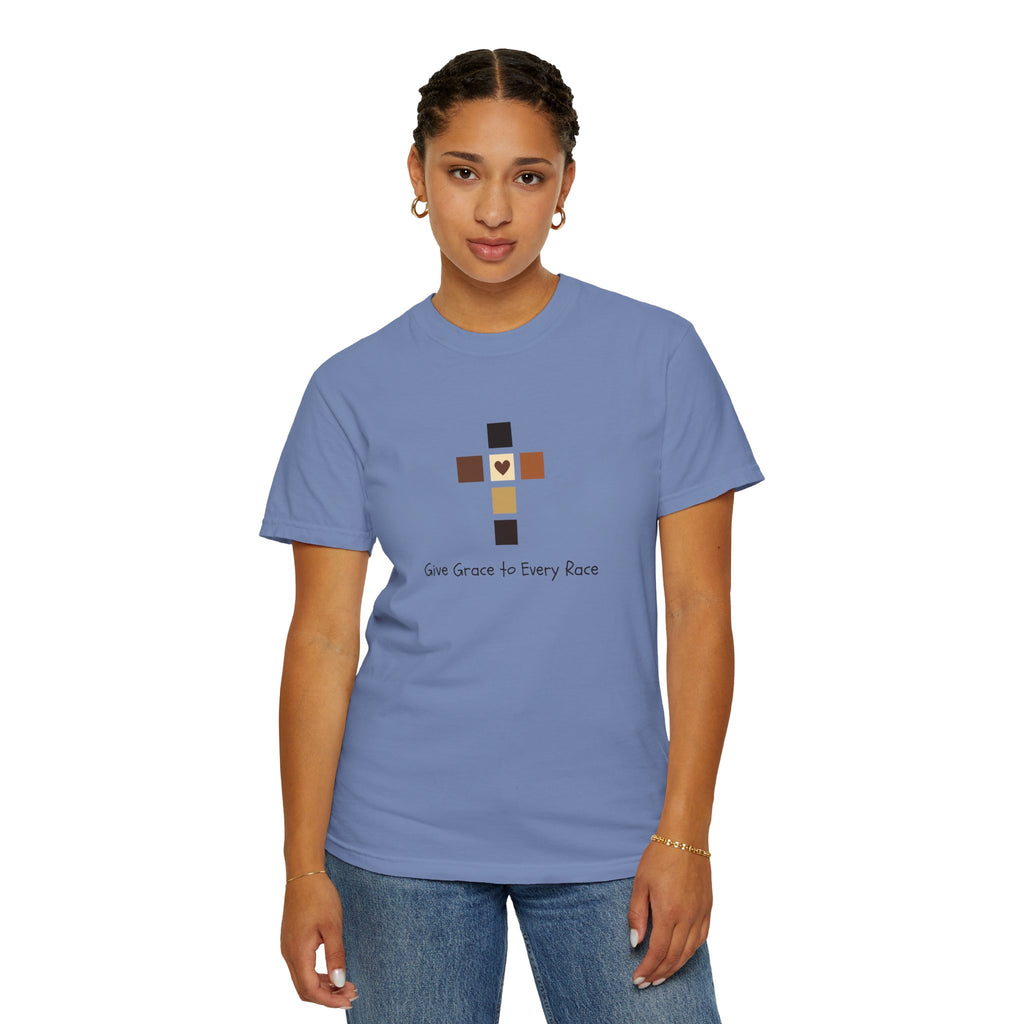 GIVE GRACE TO EVERY RACE Adult Tee