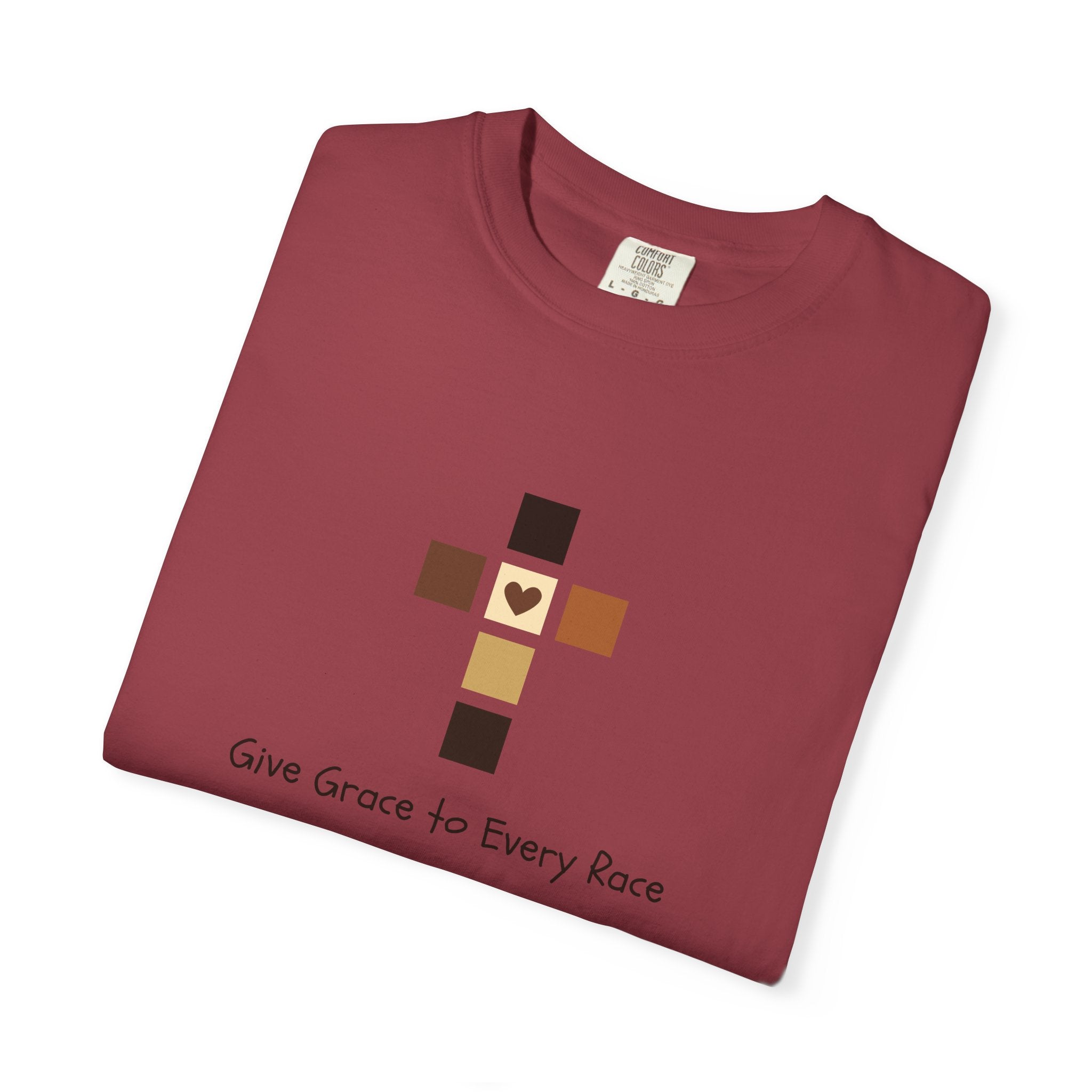 GIVE GRACE TO EVERY RACE Adult Tee