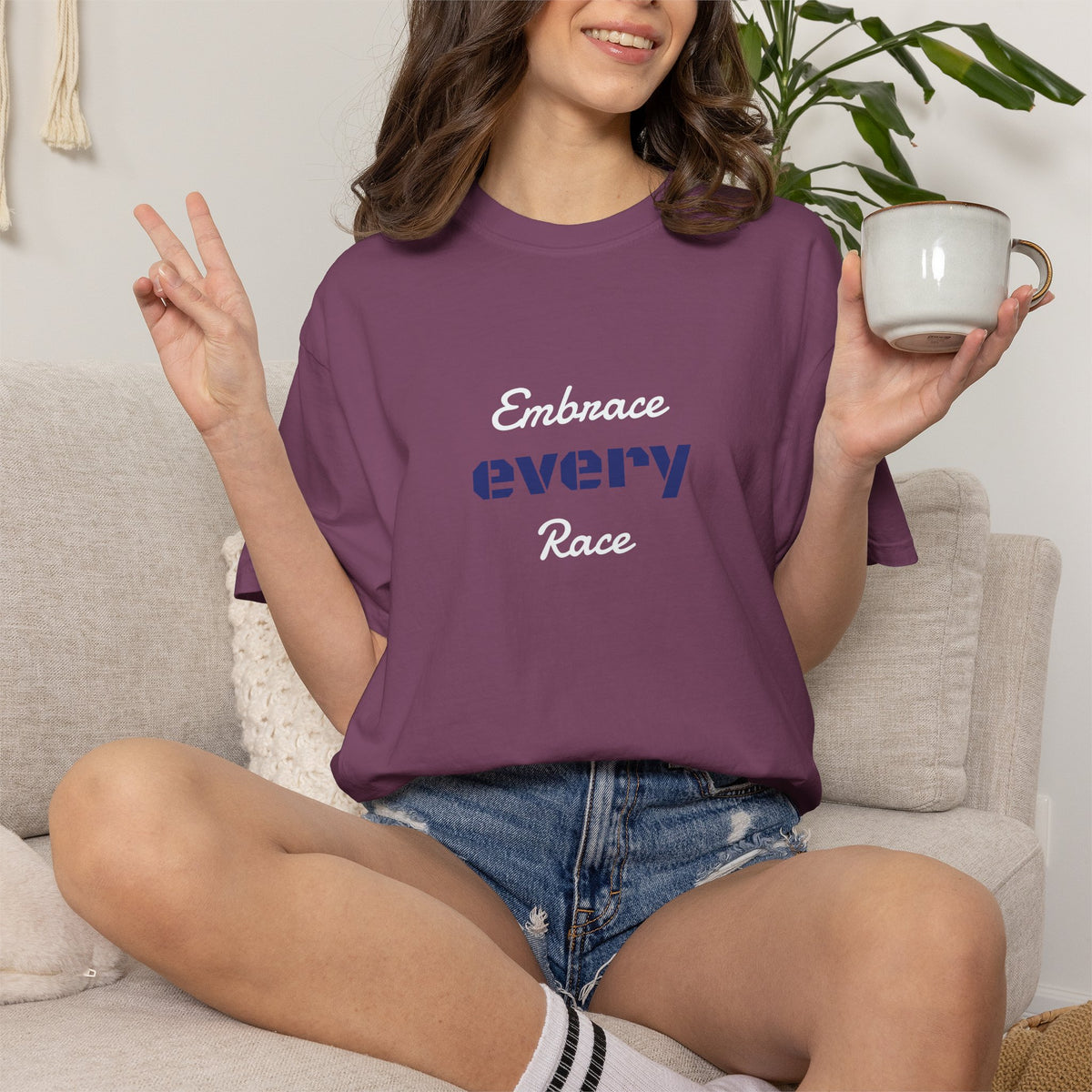 EMBRACE EVERY RACE Adult UnisexTee