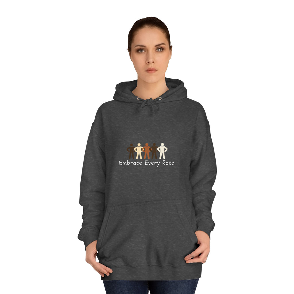 EMBRACE EVERY RACE Adult Unisex Hoodie