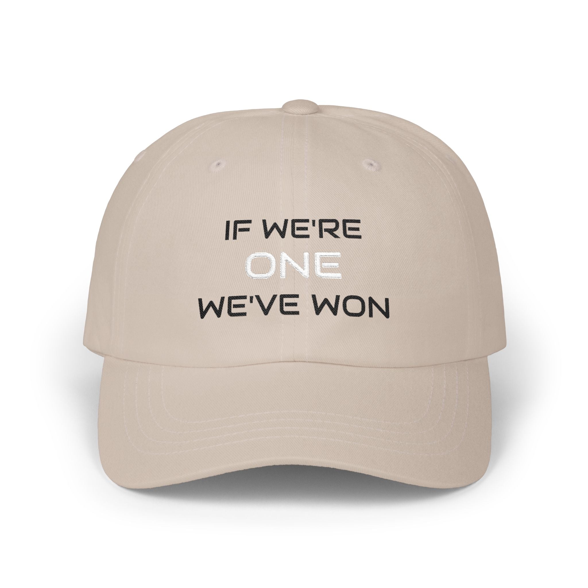 IF WE'RE ONE WE'VE WON Adult Unisex Cap