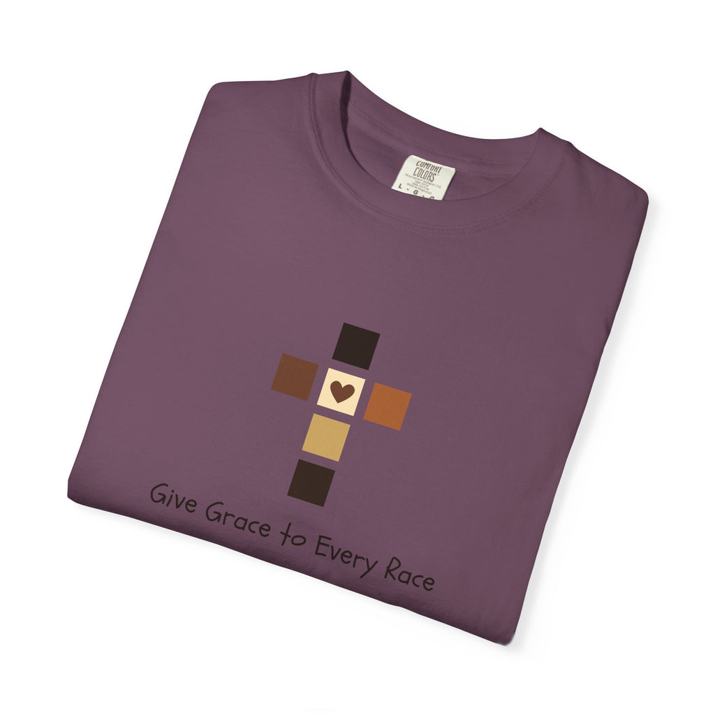 GIVE GRACE TO EVERY RACE Adult Tee