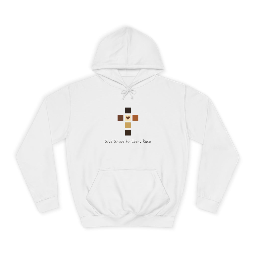 GIVE GRACE TO EVERY RACE Adult Unisex Hoodie