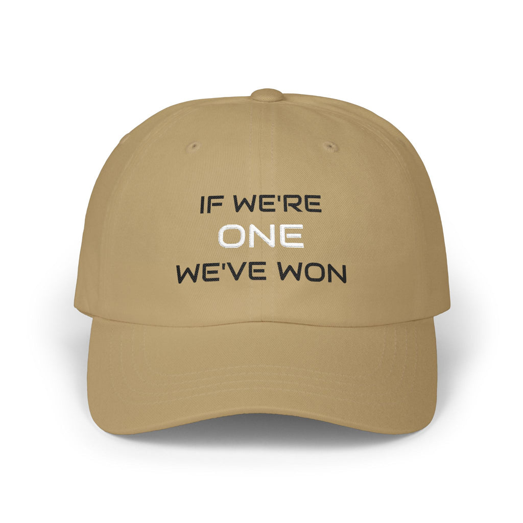 IF WE'RE ONE WE'VE WON Adult Unisex Cap