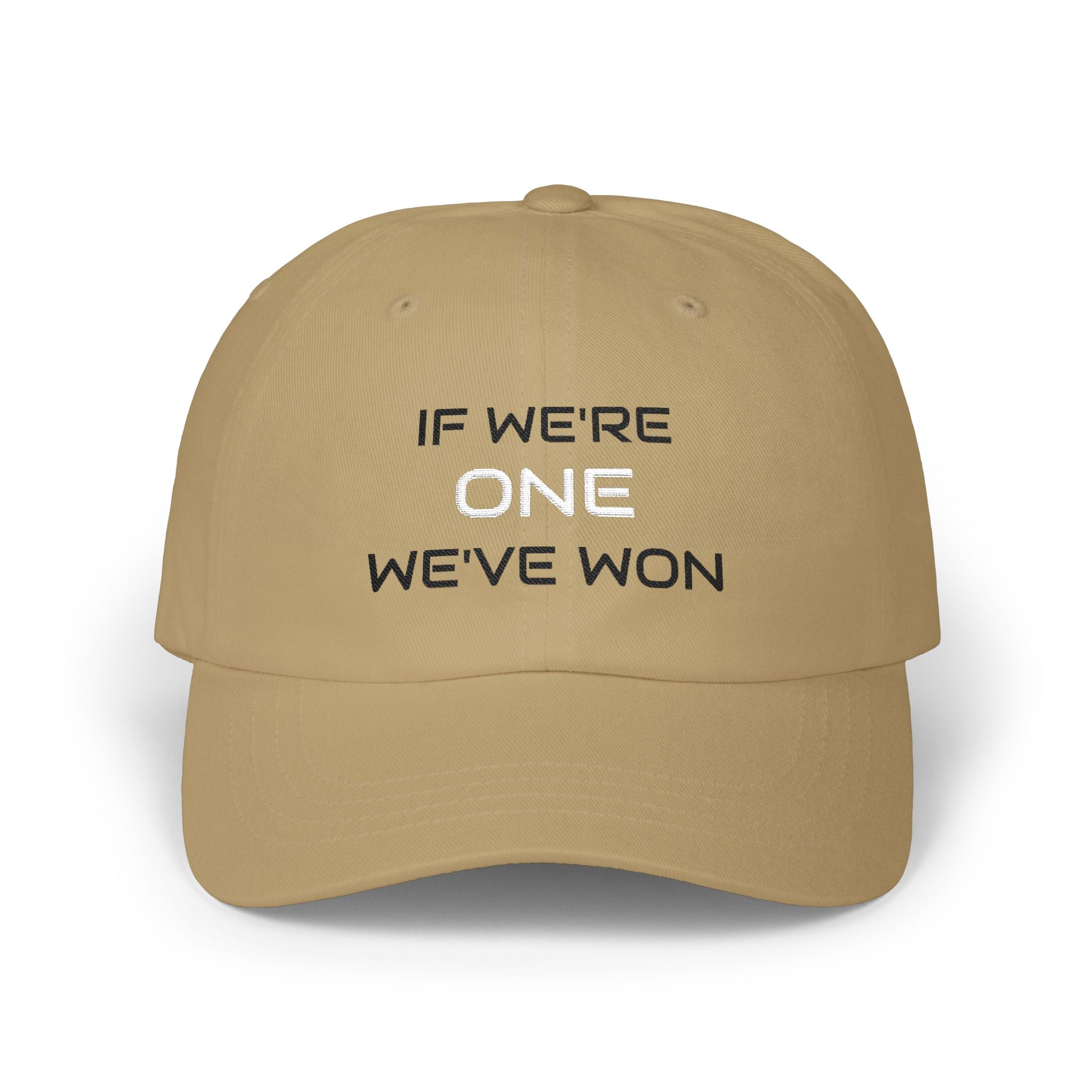 IF WE'RE ONE WE'VE WON Adult Unisex Cap