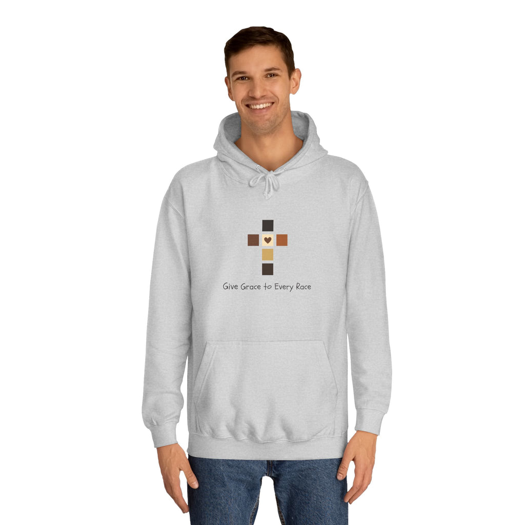 GIVE GRACE TO EVERY RACE Adult Unisex Hoodie