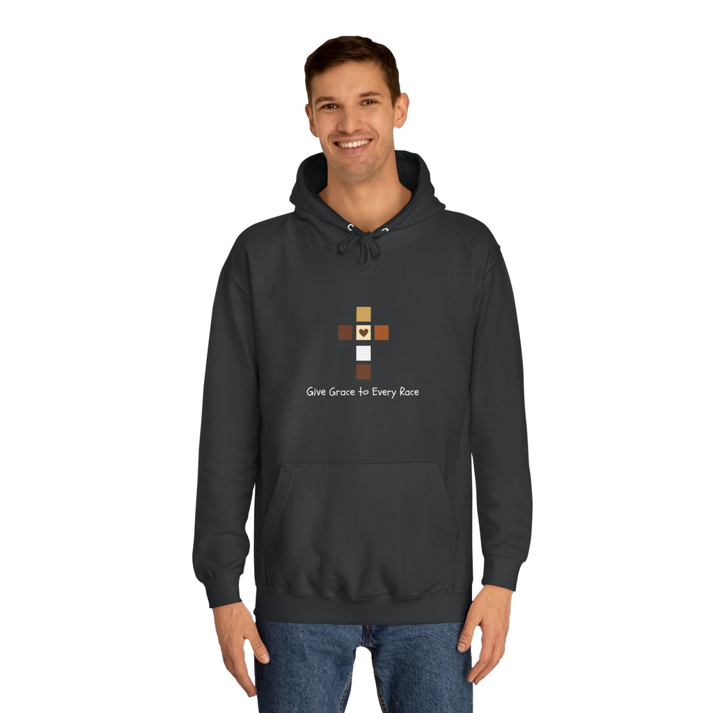 GIVE GRACE TO EVERY RACE Adult Unisex Hoodie