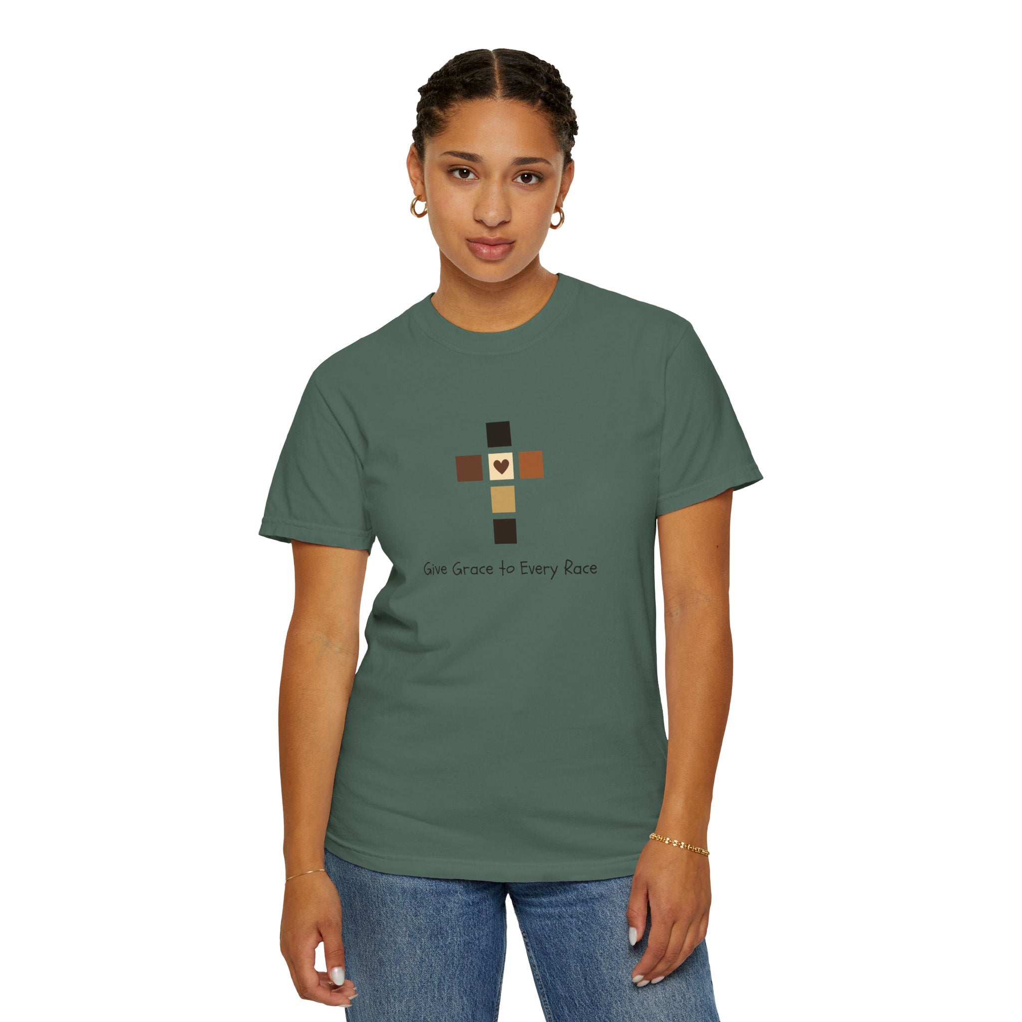 GIVE GRACE TO EVERY RACE Adult Tee