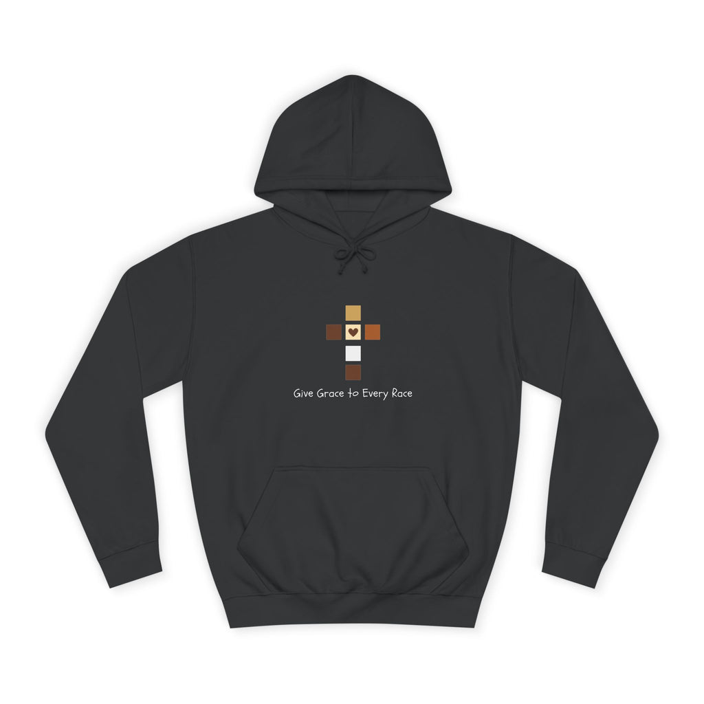 GIVE GRACE TO EVERY RACE Adult Unisex Hoodie