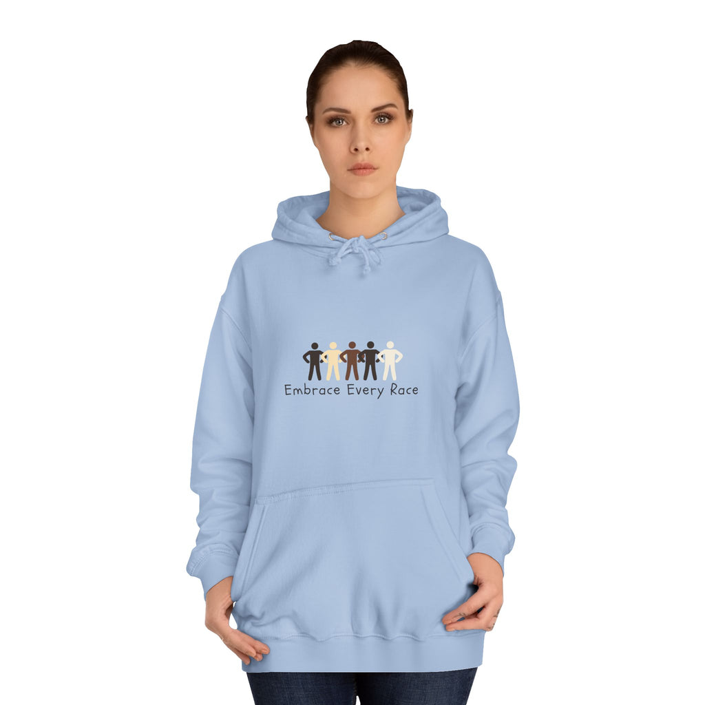 EMBRACE EVERY RACE Adult Unisex Hoodie