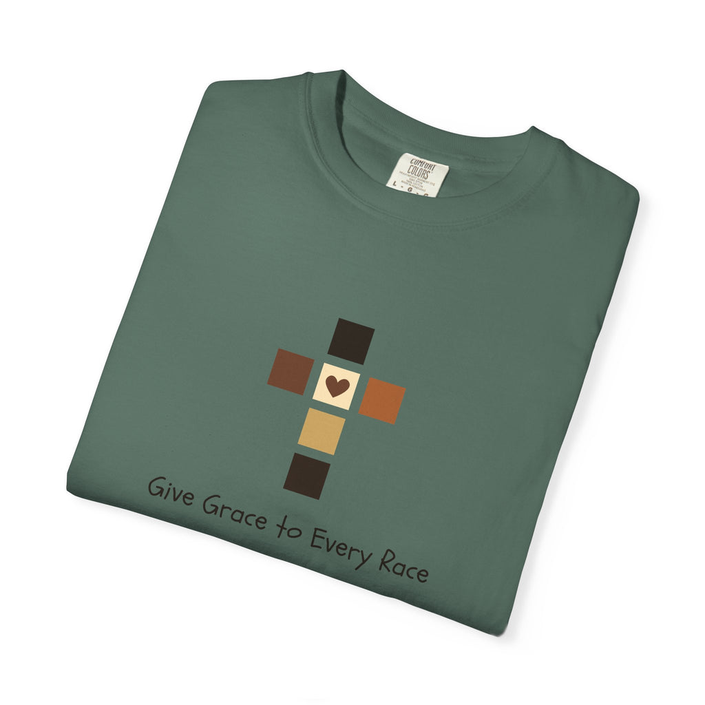 GIVE GRACE TO EVERY RACE Adult Tee