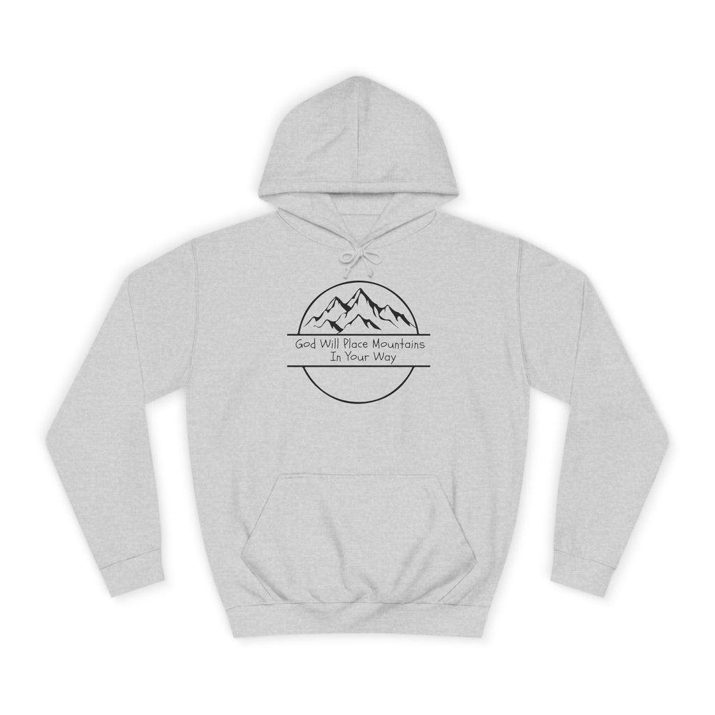 GOD WILL PLACE MOUNTAINS Adult Unisex Hoodie