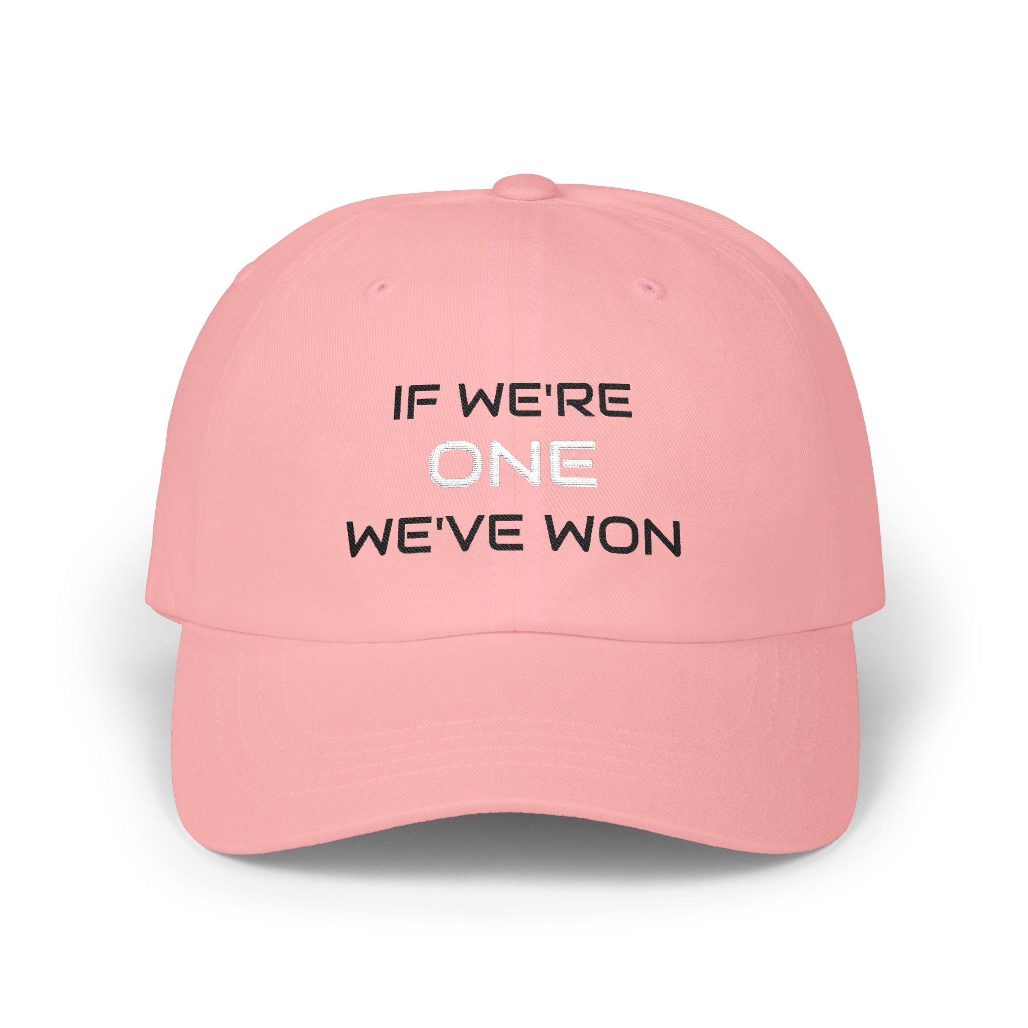 IF WE'RE ONE WE'VE WON Adult Unisex Cap