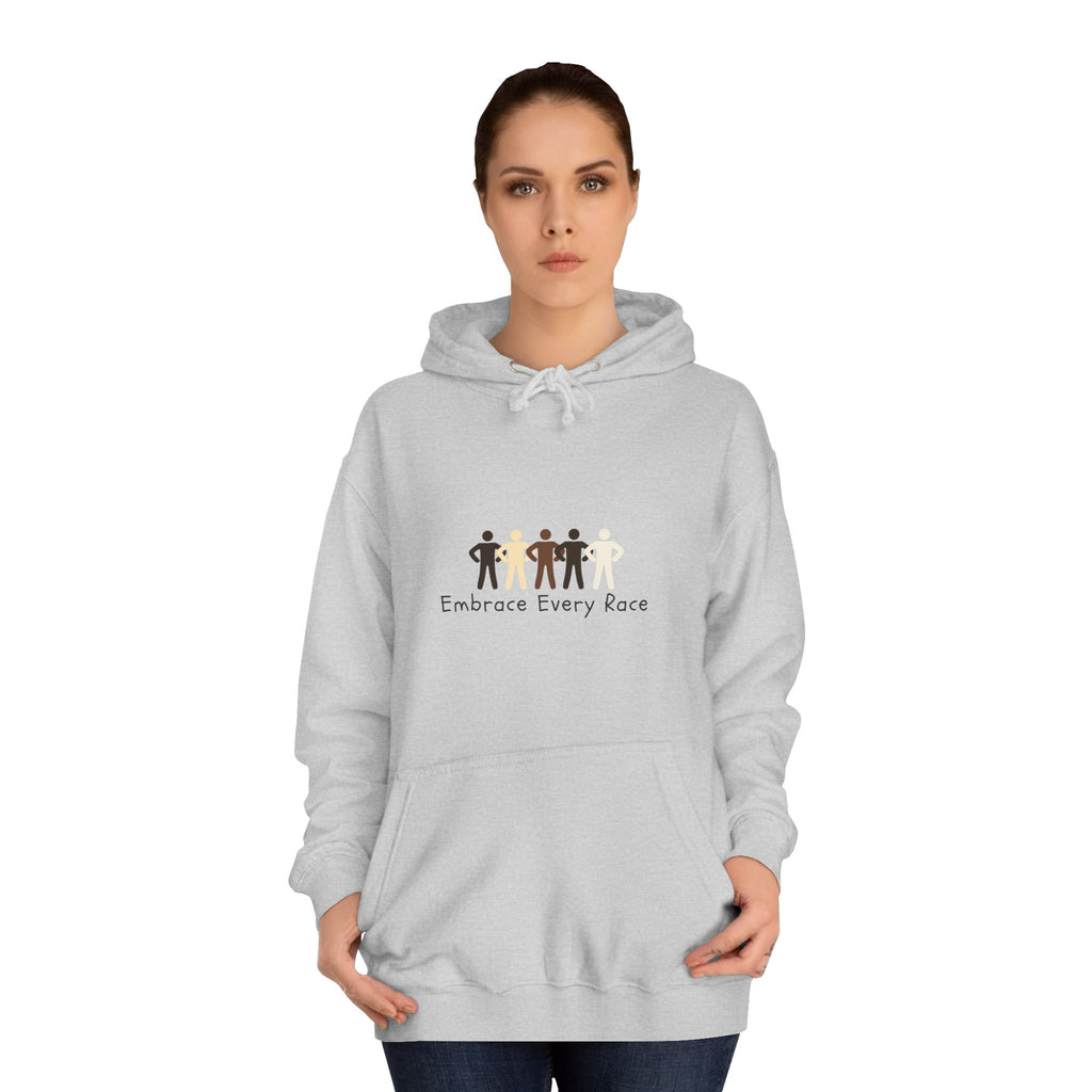 EMBRACE EVERY RACE Adult Unisex Hoodie