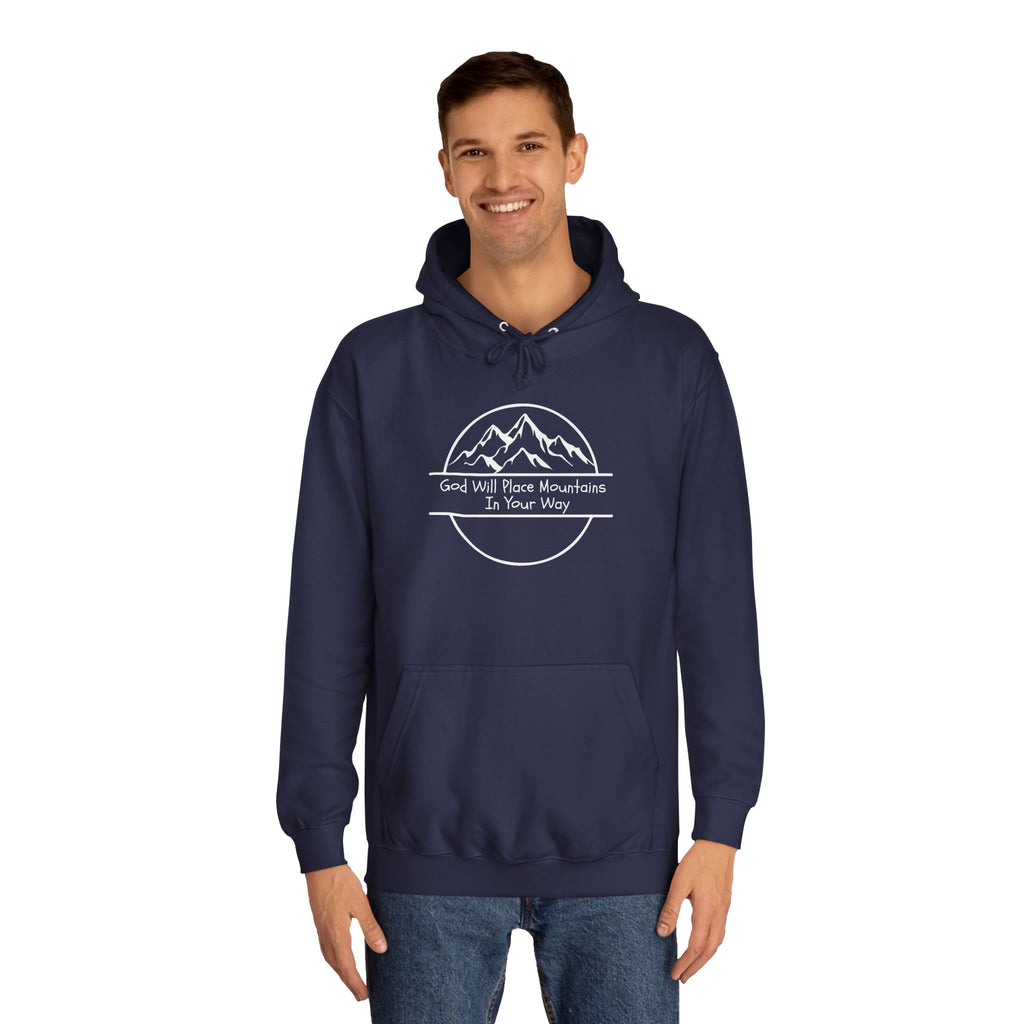 GOD WILL PLACE MOUNTAINS Adult Unisex Hoodie