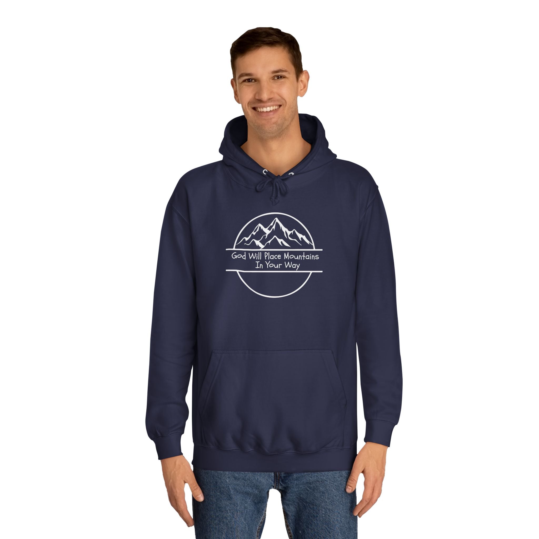 GOD WILL PLACE MOUNTAINS Adult Unisex Hoodie