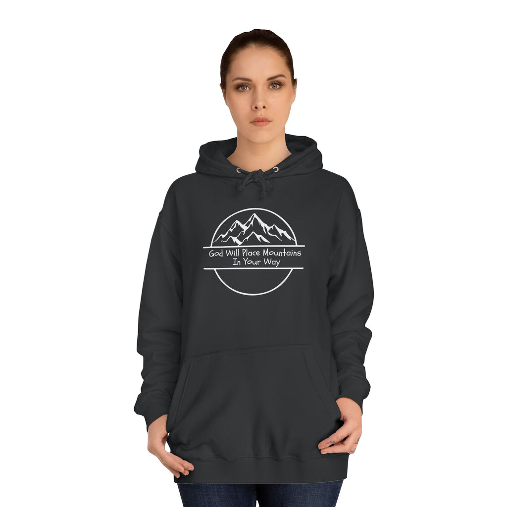 GOD WILL PLACE MOUNTAINS Adult Unisex Hoodie