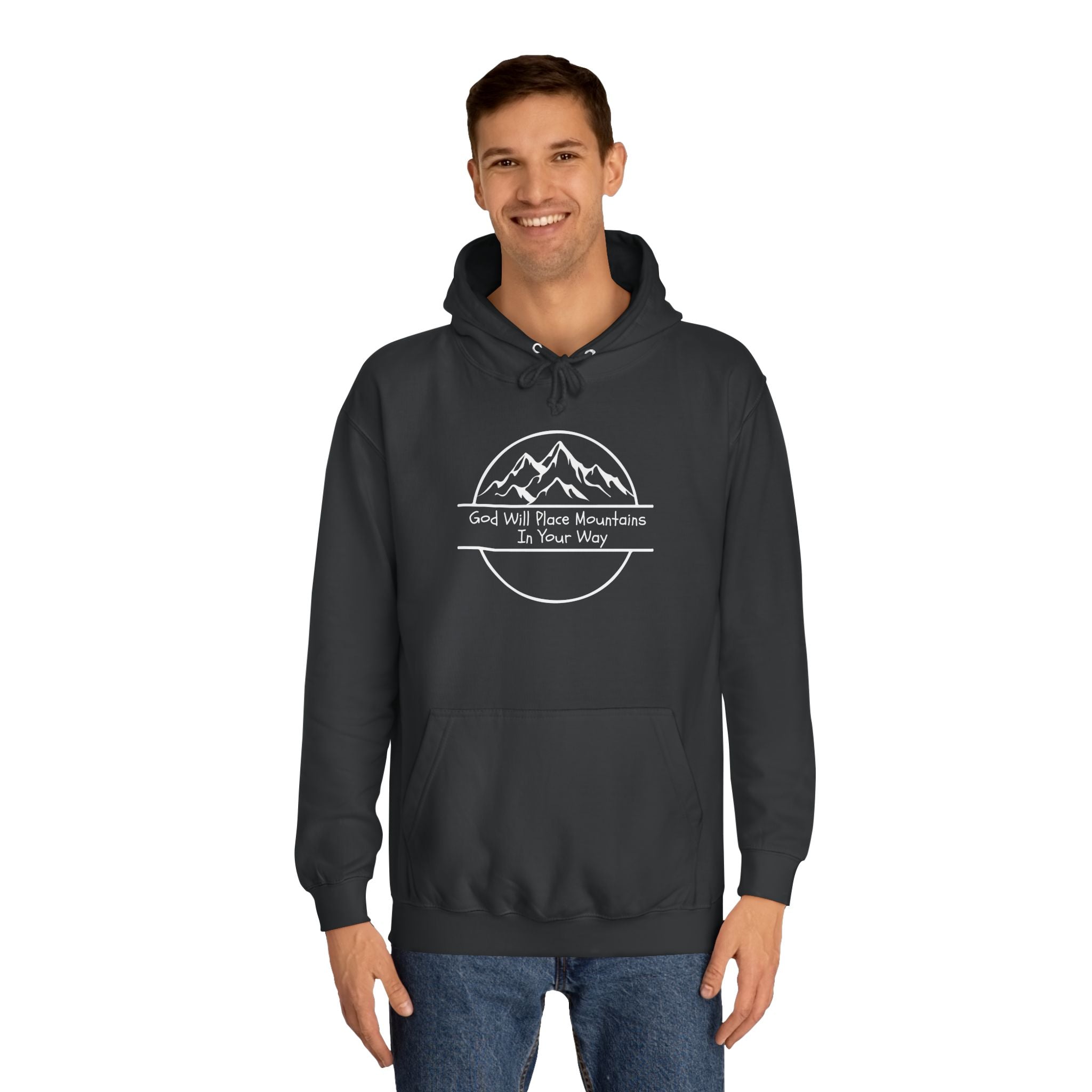 GOD WILL PLACE MOUNTAINS Adult Unisex Hoodie
