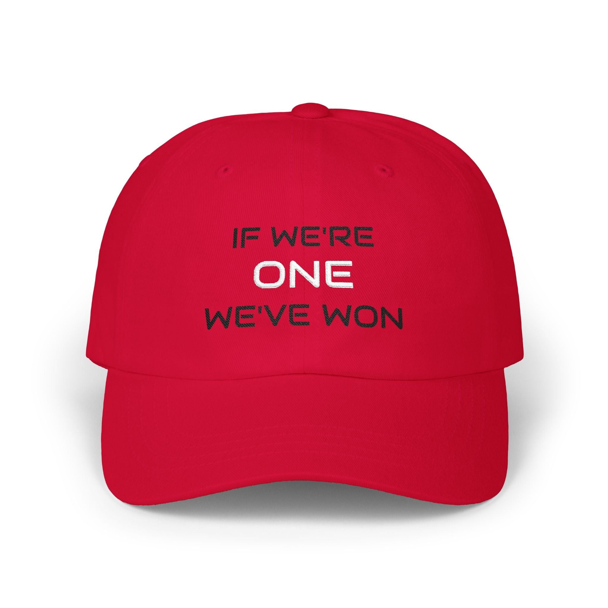 IF WE'RE ONE WE'VE WON Adult Unisex Cap