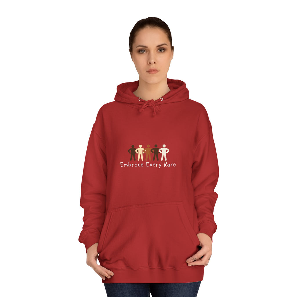 EMBRACE EVERY RACE Adult Unisex Hoodie