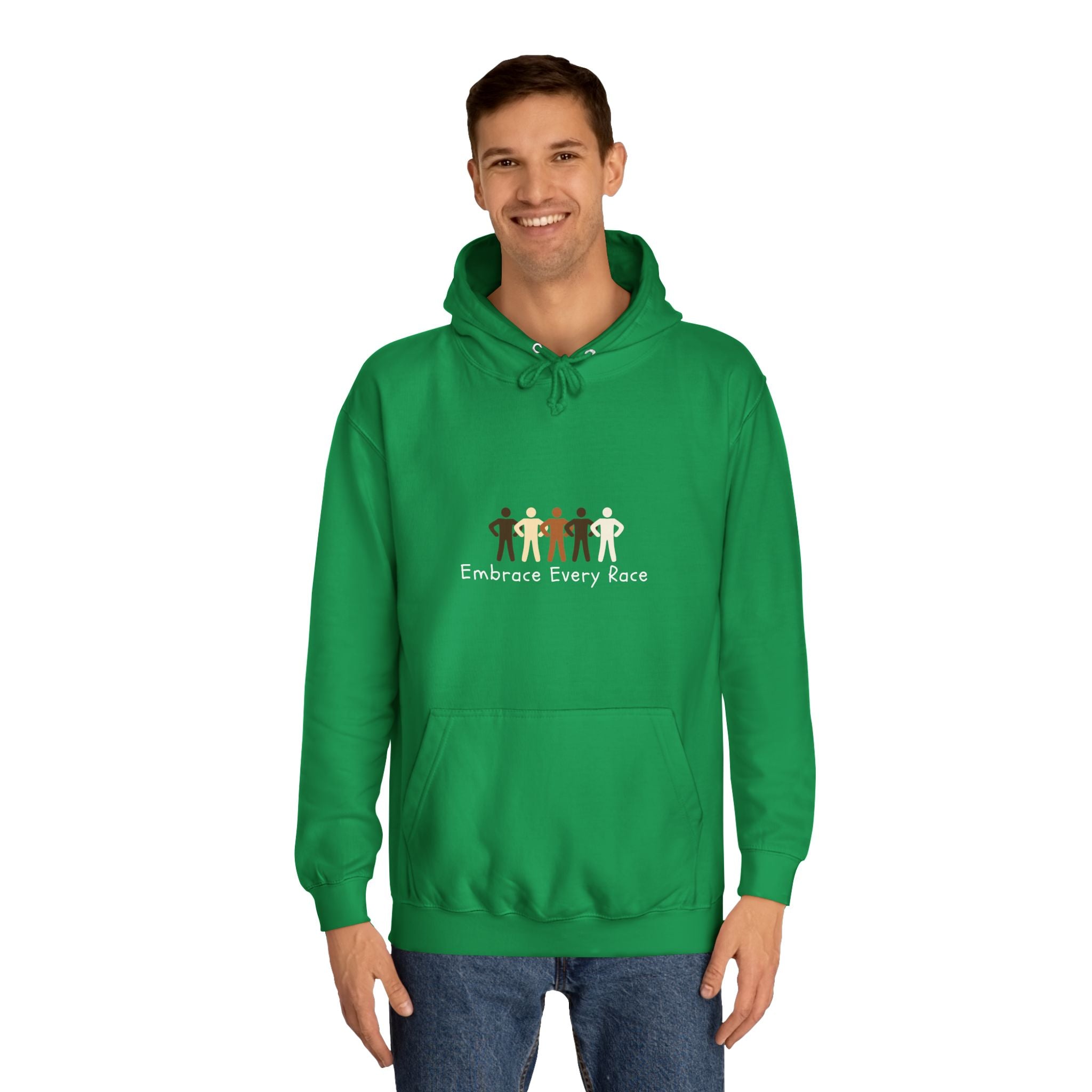 EMBRACE EVERY RACE Adult Unisex Hoodie