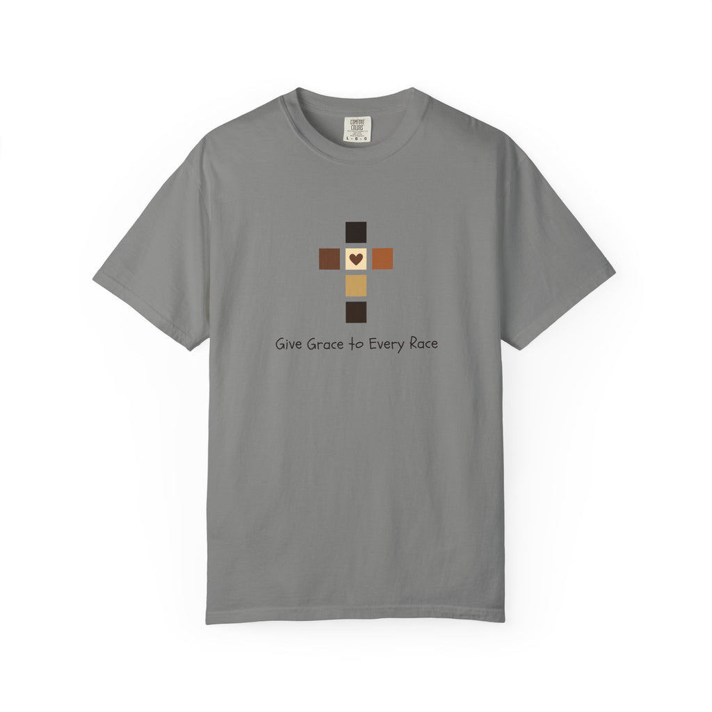 GIVE GRACE TO EVERY RACE Adult Tee