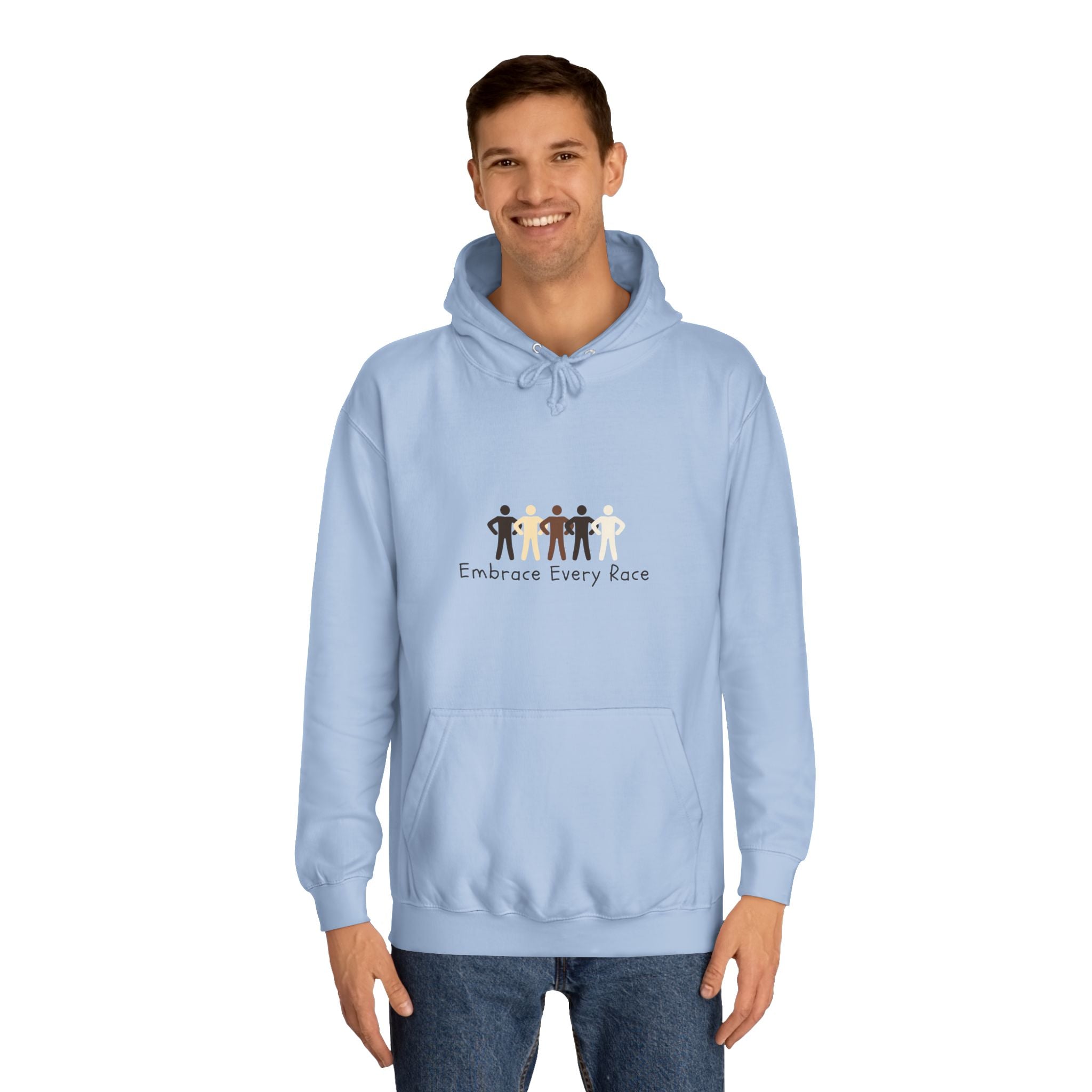 EMBRACE EVERY RACE Adult Unisex Hoodie