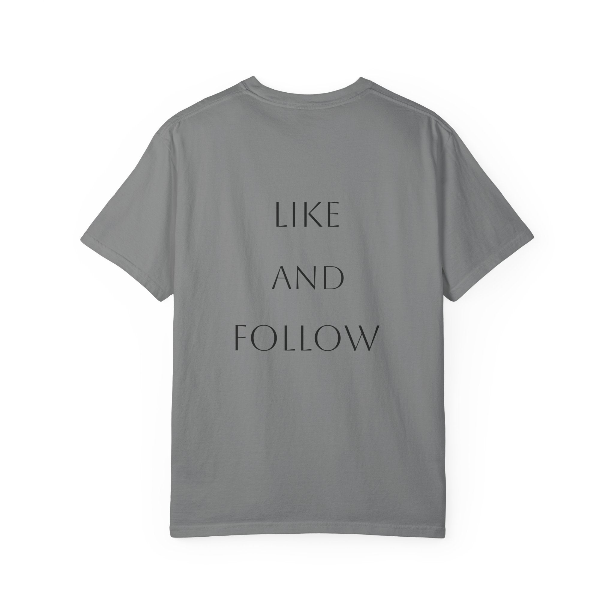 LIKE AND FOLLOW Adult Unisex Tee