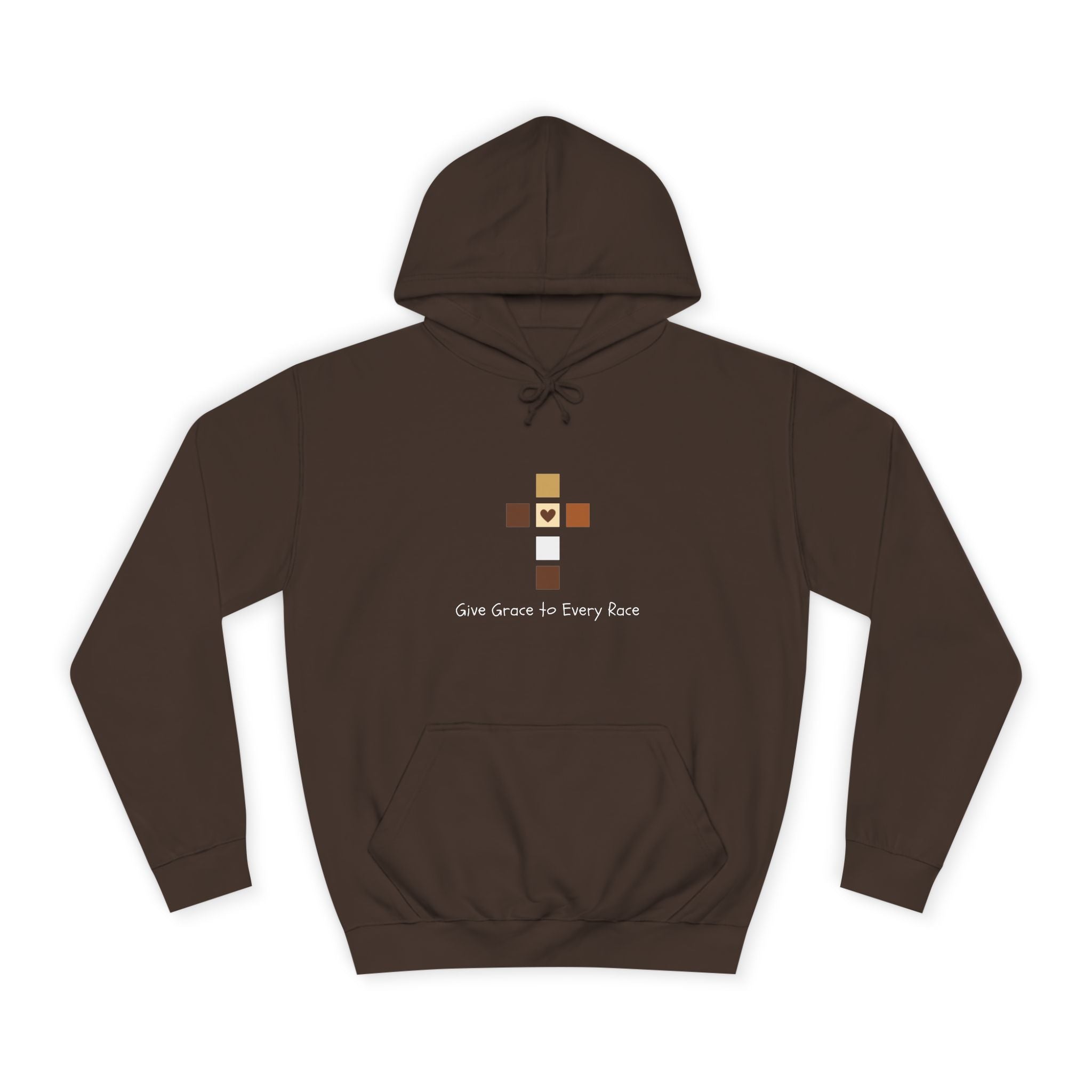GIVE GRACE TO EVERY RACE Adult Unisex Hoodie