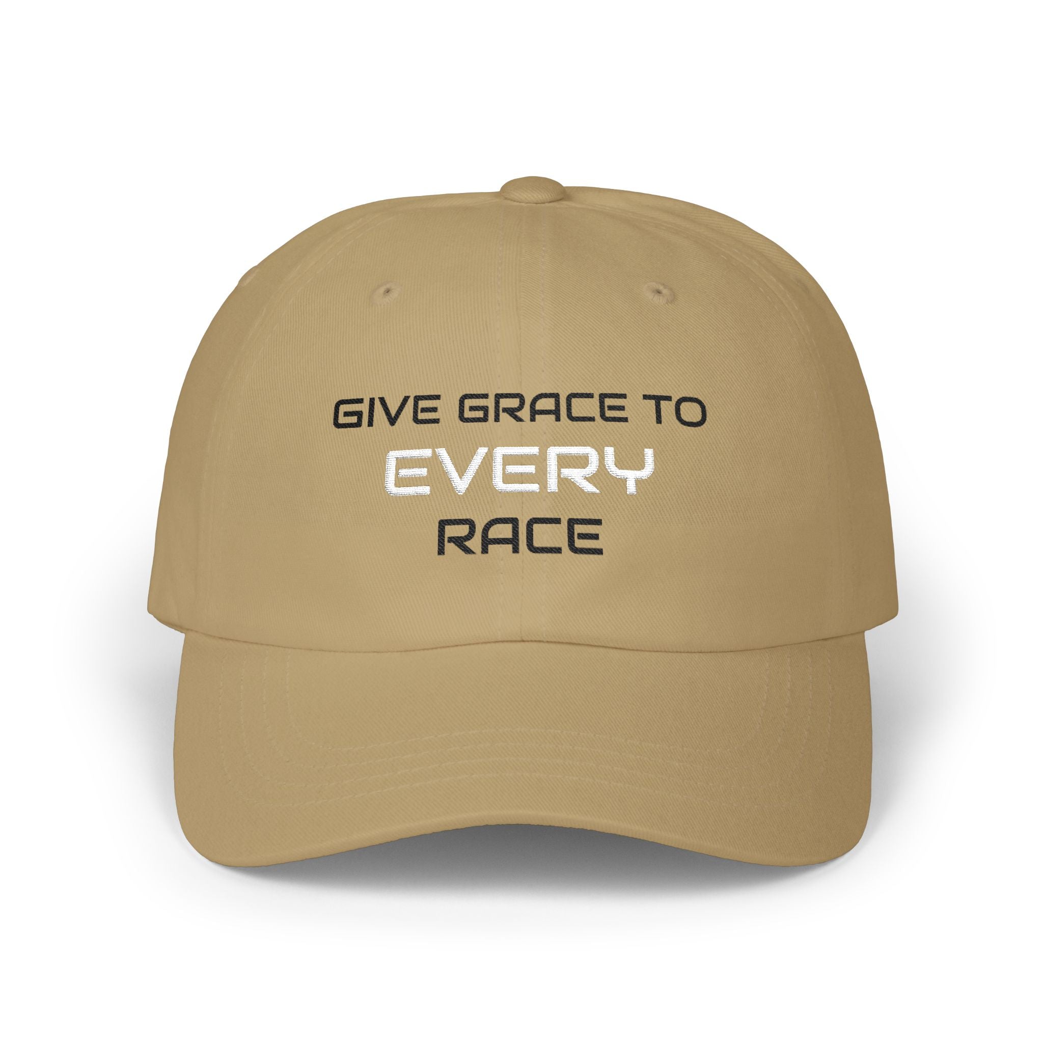 GIVE GRACE TO EVERY RACE Adult Unisex Cap