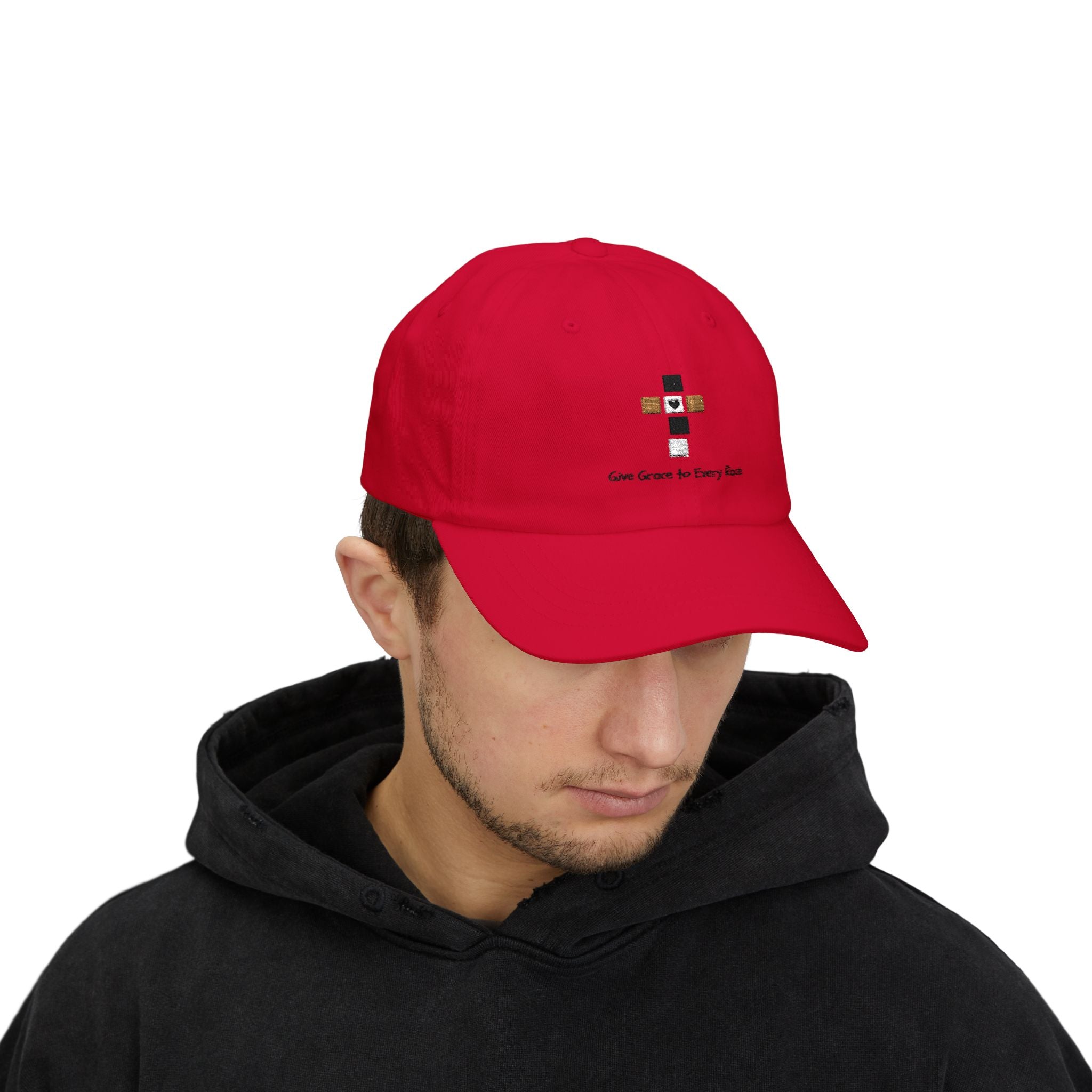 GIVE GRACE TO EVERY RACE Adult Unisex Cap