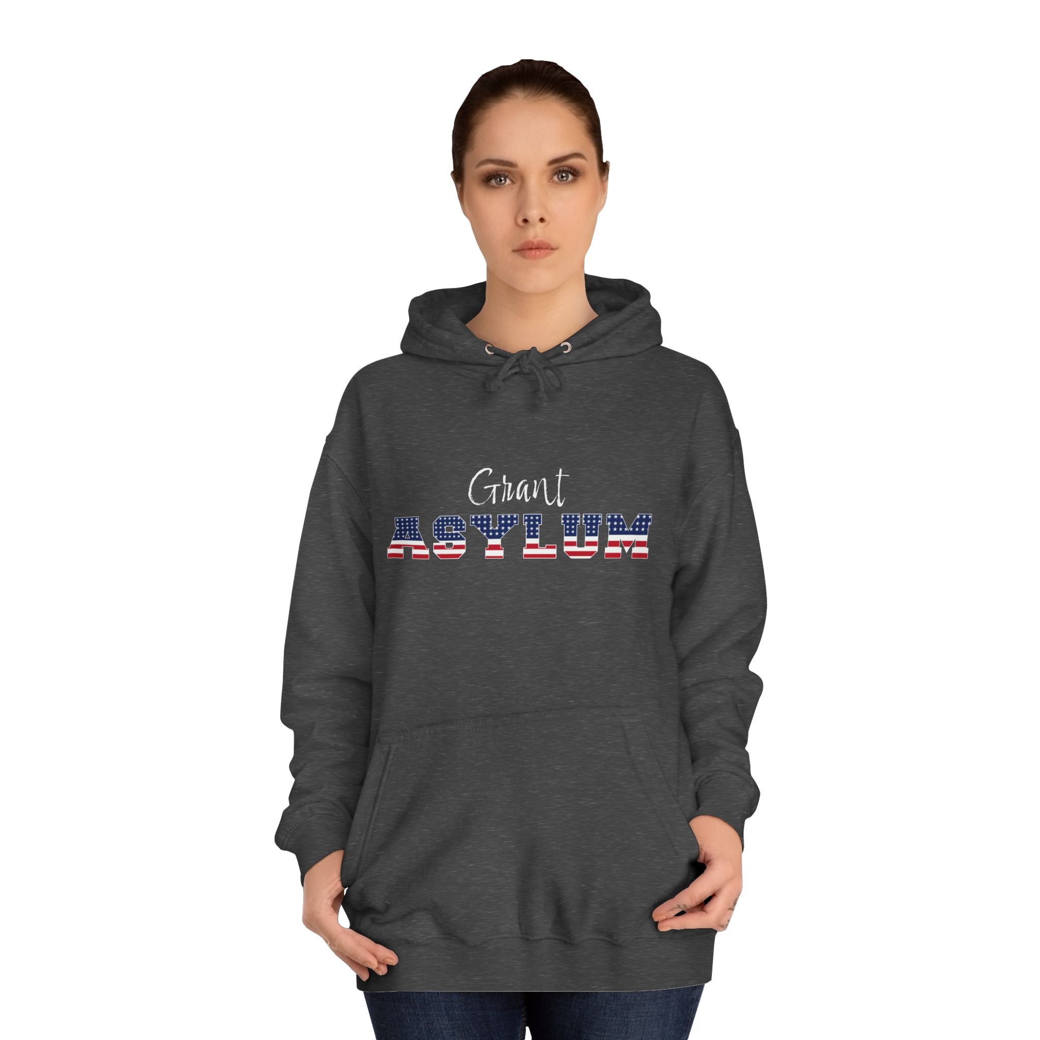 GRANT ASYLUM Adult Unisex Hoodie
