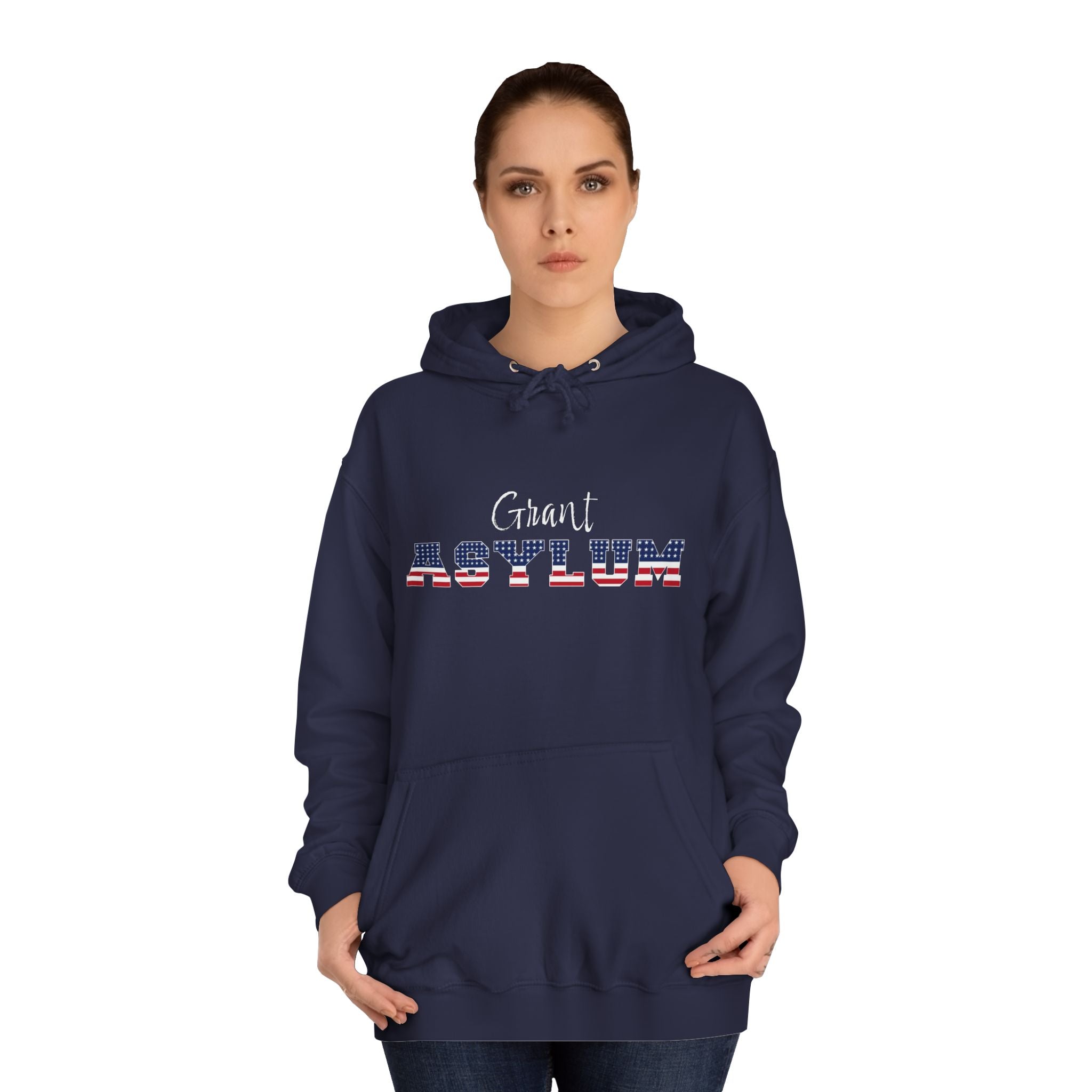 GRANT ASYLUM Adult Unisex Hoodie