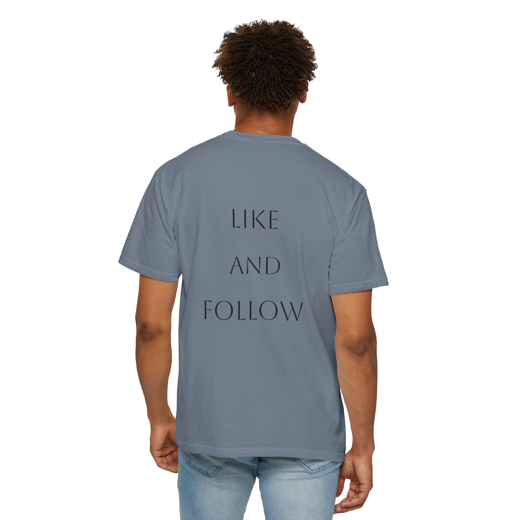 LIKE AND FOLLOW Adult Unisex Tee