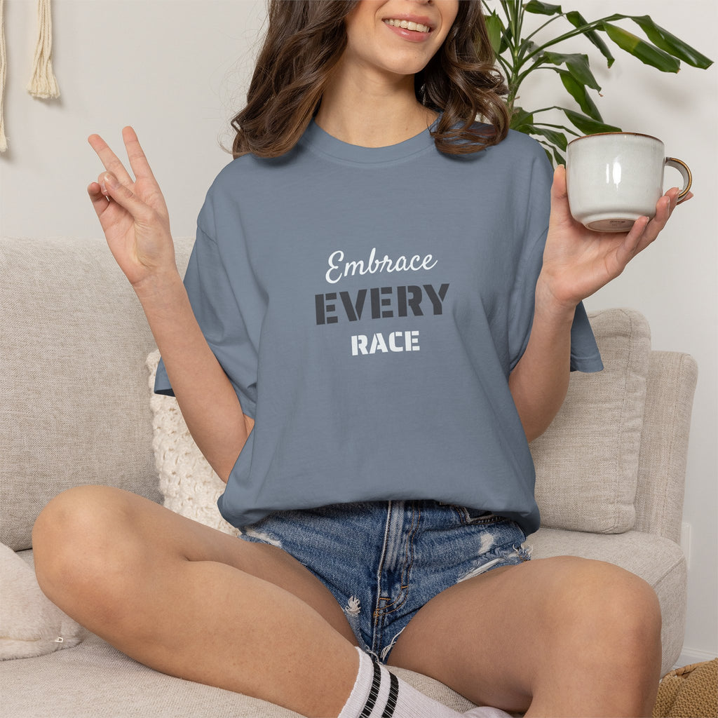 EMBRACE EVERY RACE ADULT UNISEX TEE