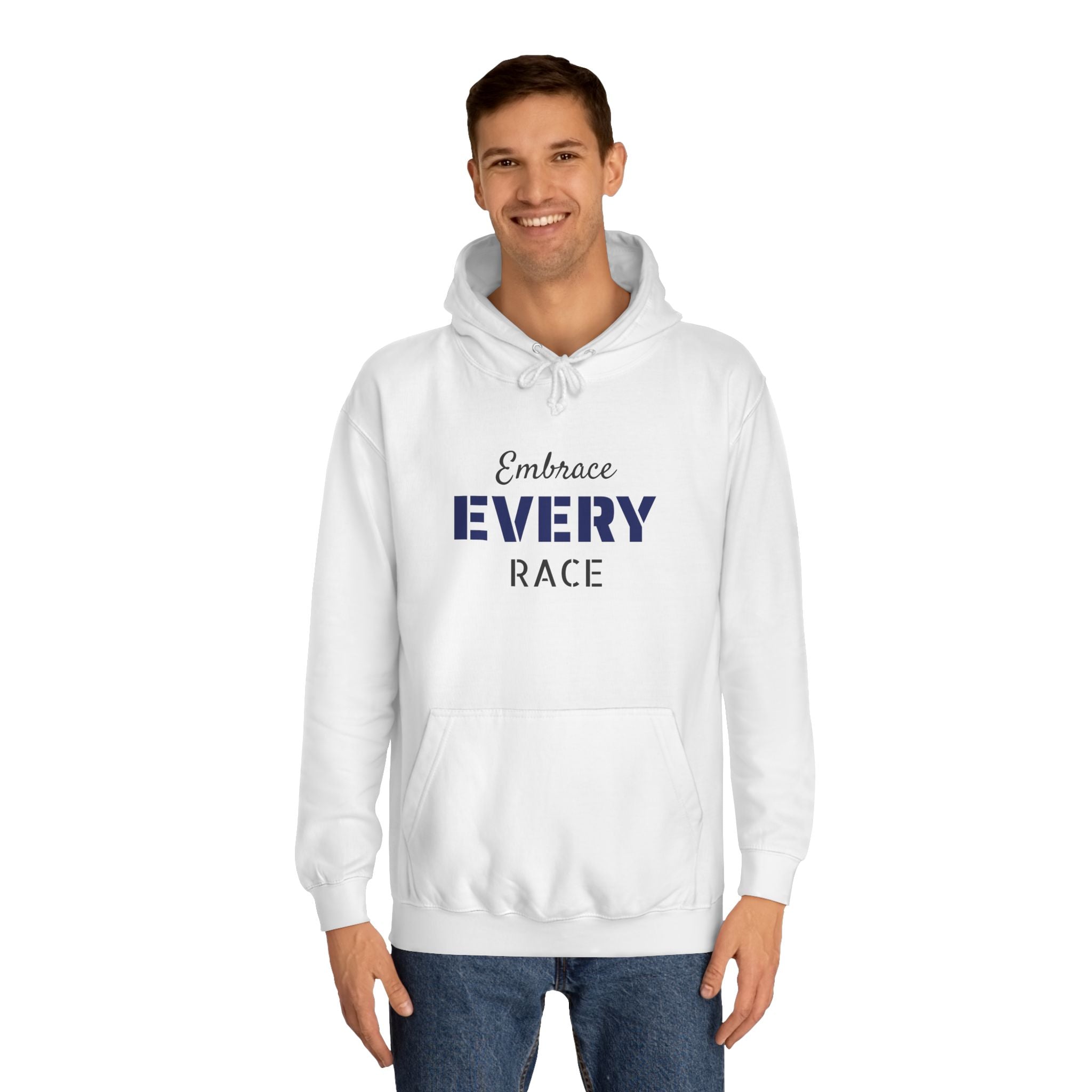 EMBRACE EVERY RACE Adult Unisex Hoodie