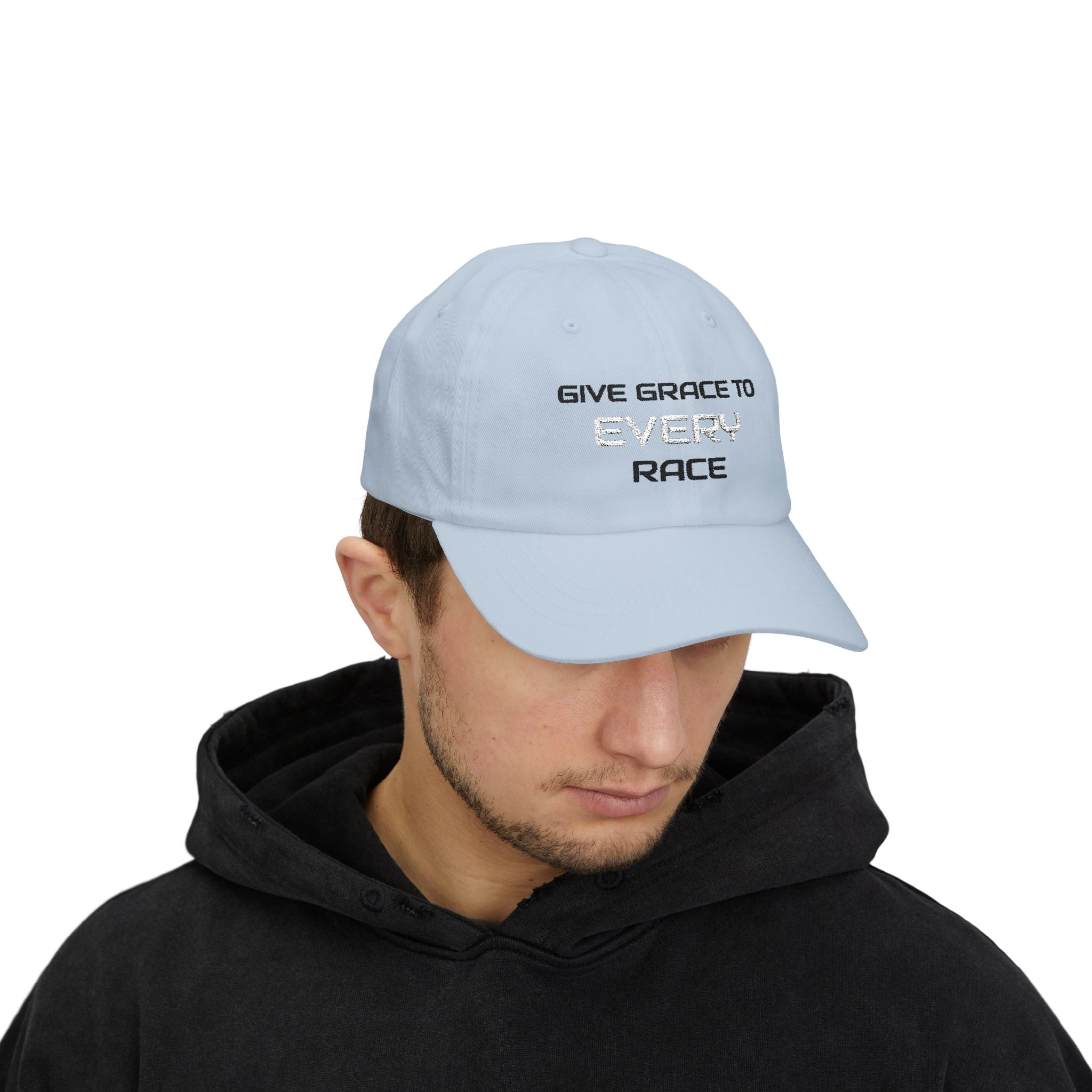 GIVE GRACE TO EVERY RACE Adult Unisex Cap