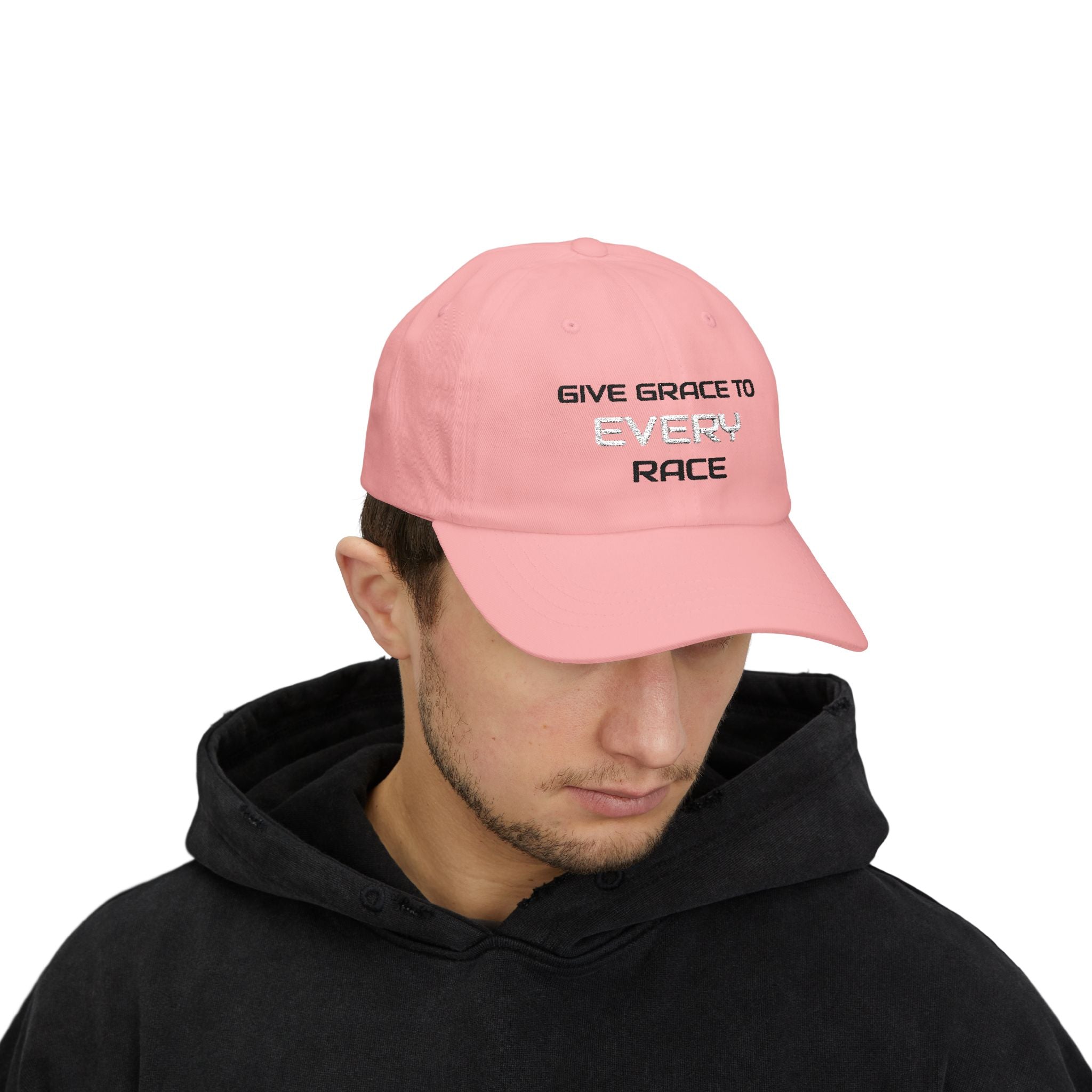 GIVE GRACE TO EVERY RACE Adult Unisex Cap
