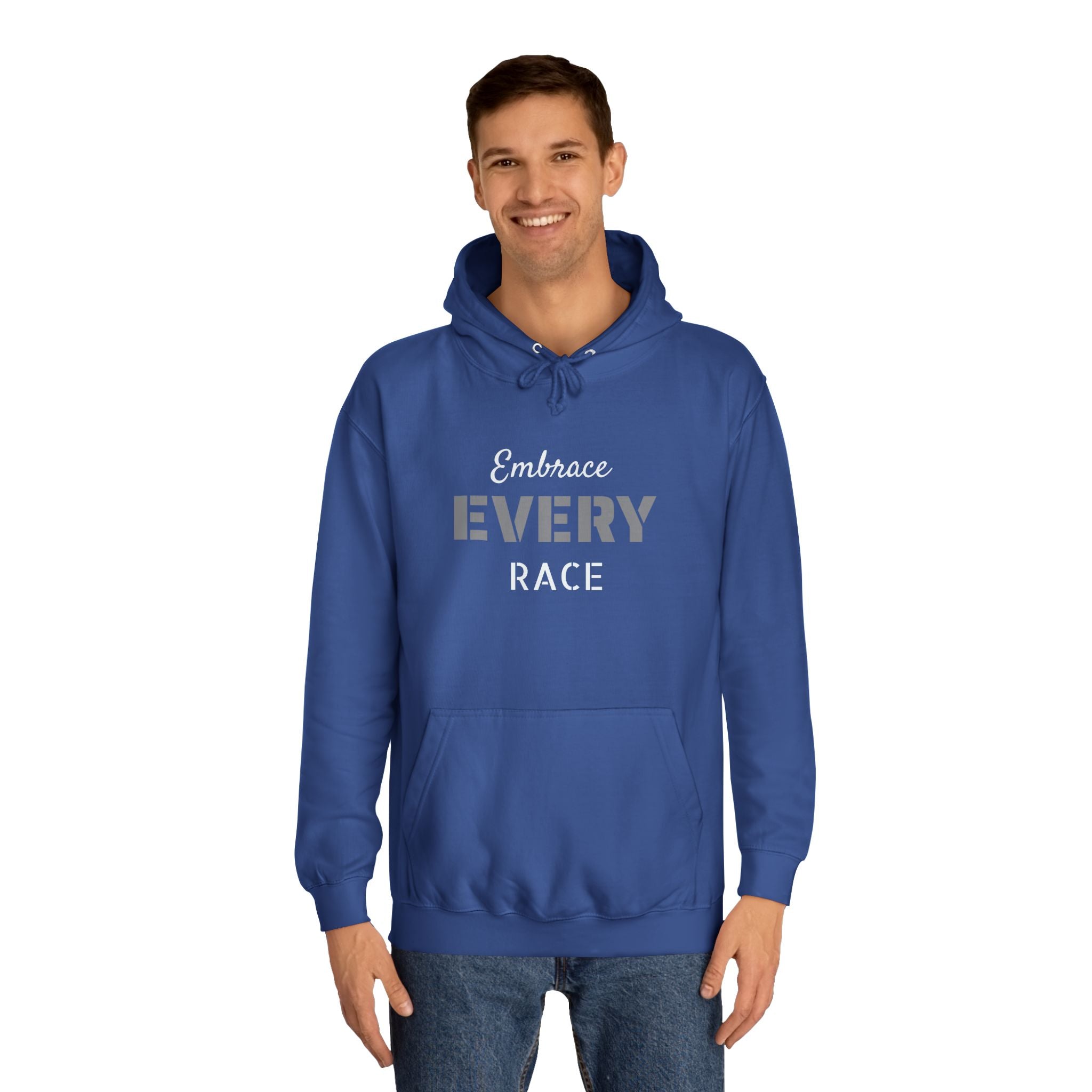 EMBRACE EVERY RACE Adult Unisex Hoodie