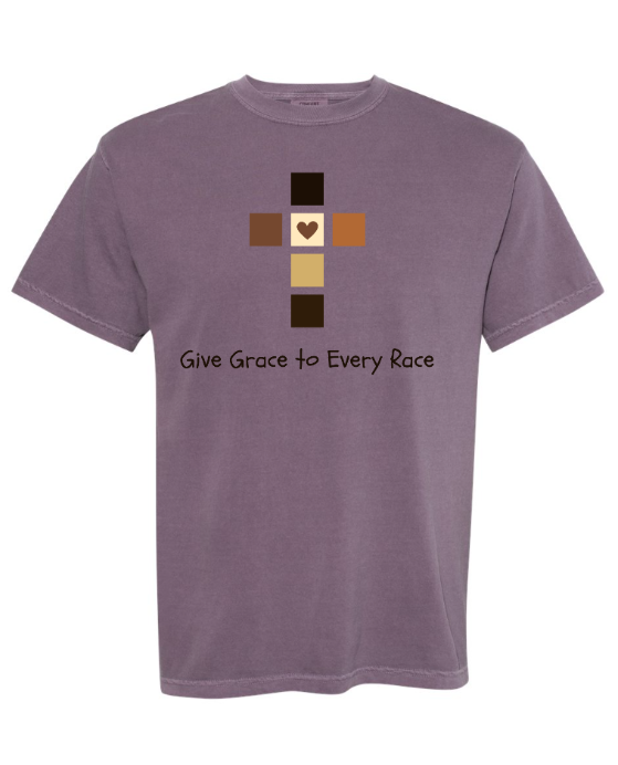Give Grace To Every Race Adult Tee