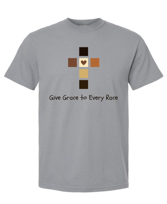 Give Grace To Every Race Adult Tee