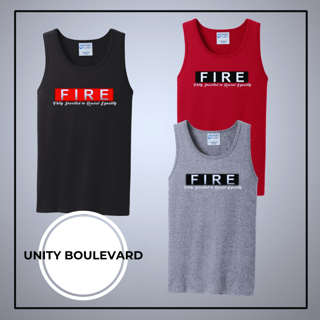 Unity Boulevard FIRE Men's Graphic Tank